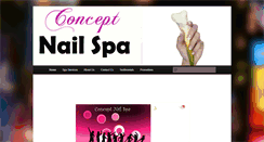 Desktop Screenshot of conceptnailspa.com